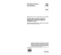 ISO 1798:1997, Flexible cellular polymeric materials - Determination of tensile strength and elongation at break