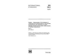 ISO 182-2:1990, Plastics - Determination of the tendency of compounds and products based on vinyl chloride homopolymers and copolymers to evolve ... at elevated temperatures - Part 2: pH method