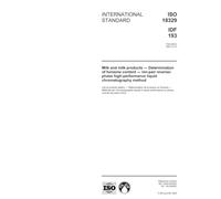 ISO 18329:2004, Milk and milk products - Determination of furosine content - Ion-pair reverse-phase high-performance liquid chromatography method