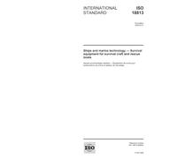 ISO 18813:2006, Ships and marine technology - Survival equipment for survival craft and rescue boats
