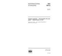 ISO 18910:2000, Imaging materials -- Photographic film and paper --- Determination of curl
