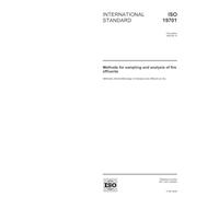 ISO 19701:2005, Methods for sampling and analysis of fire effluents