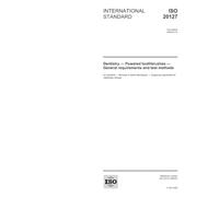 ISO 20127:2005, Dentistry - Powered toothbrushes - General requirements and test methods