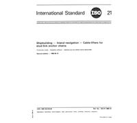 ISO 21:1985, Shipbuilding -- Inland navigation -- Cable-lifters for stud-link anchor chains