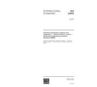 ISO 22093:2003, Industrial automation systems and integration - Physical device control - Dimensional Measuring Interface Standard (DMIS)