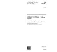 ISO 22368-1:2004, Crop protection equipment - Test methods for the evaluation of cleaning systems - Part 1: Internal cleaning of complete sprayers