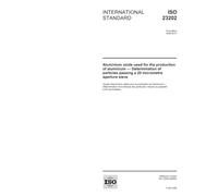 ISO 23202:2006, Aluminium oxide used for the production of aluminium - Determination of particles passing a 20 micrometre aperture sieve