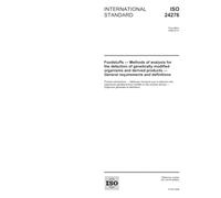 ISO 24276:2006, Foodstuffs - Methods of analysis for the detection of genetically modified organisms and derived products - General requirements and definitions