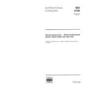 ISO 2726:1995, Woodworking tools -- Metal-bodied bench planes, plane cutters and cap irons