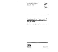 ISO 2813:1994, Paints and varnishes - Determination of specular gloss of non-metallic paint films at 20 degrees, 60 degrees and 85 degrees