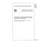 ISO 2969:1987, Cinematography -- B-chain electro-acoustic reponse of motion-picture control rooms and indoor theatres -- Specifications and measurements