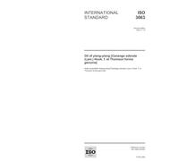 ISO 3063:2004, Oil of ylang-ylang (Cananga odorata (Lam.) Hook. f. et Thomson forma genuina)