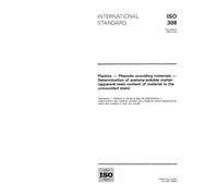 ISO 308:1994, Plastics - Phenolic moulding materials - Determination of acetone-solubre matter (apparent resin content of material in the unmoulded state)