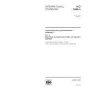 ISO 3098-4:2000, Technical product documentation -- Lettering -- Part 4: Diacritical and particular marks for the Latin alphabet