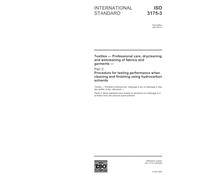 ISO 3175-3:2003, Textiles - Professional care, drycleaning and wetcleaning of fabrics and garments - Part 3: Procedure for testing performance when cleaning and finishing using hydrocarbon solvents