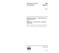 ISO 3262-11:2000, Extenders for paints -- Specifications and methods of test -- Part 11: Natural talc, in lamellar form, containing carbonates