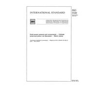 ISO 3320:1987, Fluid power systems and components -- Cylinder bores and piston rod diameters -- Metric series