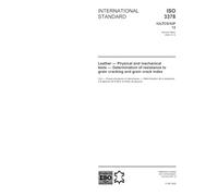 ISO 3378:2002, Leather - Physical and mechanical tests - Determination of resistance to grain cracking and grain crack index