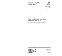 ISO 3380:2002, Leather - Physical and mechanical tests - Determination of shrinkage temperature up to 100 degrees C