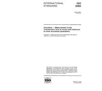ISO 3382:1997, Acoustics -- Measurement of the reverberation time of rooms with reference to other acoustical parameters