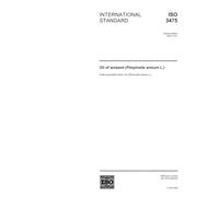ISO 3475:2002, Oil of aniseed (Pimpinella anisum L.)