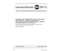 ISO 3511-4:1985, Industrial process measurement control functions and instrumentation - Symbolic representation - Part 4 : Basic symbols for process ... and shared display/control functions