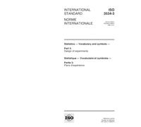 ISO 3534-3:1999, Statistics -- Vocabulary and symbols -- Part 3: Design of experiments