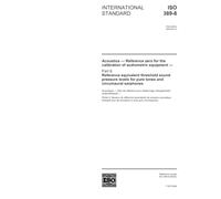ISO 389-8:2004, Acoustics - Reference zero for the calibration of audiometric equipment - Part 8: Reference equivalent threshold sound pressure levels for pure tones and circumaural earphones