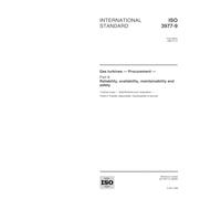 ISO 3977-9:1999, Gas turbines -- Procurement -- Part 9: Reliability, availability, maintainability and safety