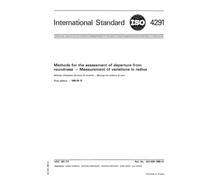 ISO 4291:1985, Methods for the assessement of departure from roundness - Measurement of variations in radius