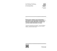 ISO 4397:1993, Fluid power systems and components - Connectors and associated components - Nominal outside diameters of tubes and nominal inside diameters of hoses