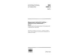 ISO 4463-3:1995, Measurement methods for building -- Setting-out and measurement -- Part 3: Check-lists for the procurement of surveys and measurement services