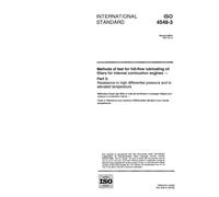 ISO 4548-3:1997, Methods of test for full-flow lubricating oil filters for internal combustion engines -- Part 3: Resistance to high differential pressure and to elevated temperature
