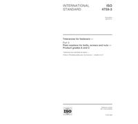 ISO 4759-3:2000, Tolerances for fasteners -- Part 3: Plain washers for bolts, screws and nuts -- Product grades A and C