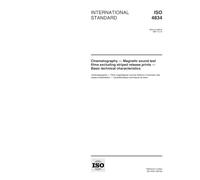 ISO 4834:1997, Cinematography -- Magnetic sound test films excluding striped release prints -- Basic technical characteristics