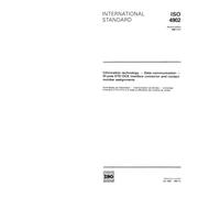 ISO 4902:1989, Information technology - Data communication - 37-pole DTE/DCE interface connector and contact number assignments