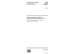 ISO 50001:2011, Energy management systems - Requirements with guidance for use