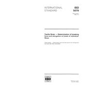 ISO 5079:1995, Textile fibres -- Determination of breaking force and elongation at break of individual fibres