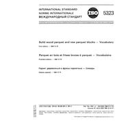 ISO 5323:1984, Solid wood parquet and raw parquet blocks -- Vocabulary