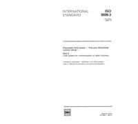 ISO 5599-3:1990, Pneumatic fluid power - Five-port directional control valves - Part 3: Code system for communication of valve functions