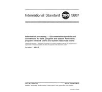 ISO 5807:1985, Information processing - Documentation symbols and conventions for data, program and system flowcharts, program network charts and system resources charts