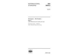 ISO 5855-2:1999, Aerospace -- MJ threads -- Part 2: Limit dimensions for bolts and nuts