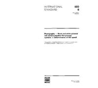 ISO 6:1993, Photography -- Black-and-white pictorial still camera negative film/process systems -- Determination of ISO speed