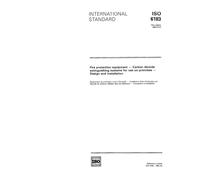ISO 6183:1990, Fire protection equipment - Carbon dioxide extinguishing systems for use on premises - Design and installation