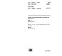 ISO 639-2:1998, Codes for the representation of names of languages -- Part 2: Alpha-3 code