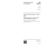 ISO 6626-2:2003, Internal combustion engines - Piston rings - Part 2: Coil-spring-loaded oil control rings of narrow width made of cast iron