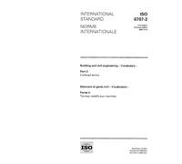 ISO 6707-2:1993, Building and civil engineering -- Vocabulary -- Part 2: Contract terms