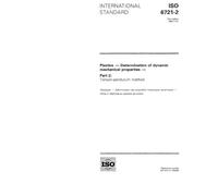 ISO 6721-2:1994, Plastics - Determination of dynamic mechanical properties - Part 2: Torsion-pendulum method