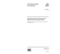 ISO 6932:2001, Cold-reduced carbon steel strip with a maximum carbon content of 0,25 %