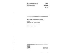 ISO 6934-3:1991, Steel for the prestressing of concrete - Part 3: Quenched and tempered wire